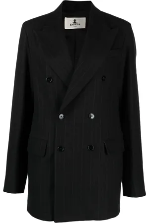 BARENA Blazer croisé à fines rayures