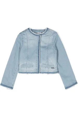 Liu Jo Veste en jean à étoiles métalliques