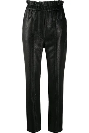 Serafini Pantalon slim en cuir artificiel