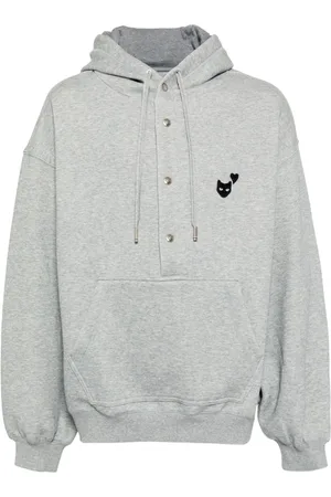 SONGZIO Hoodie à patch panthère