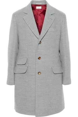 Brunello Cucinelli Manteau à boutonnière