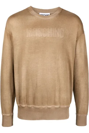 Moschino Pull à logo en intarsia