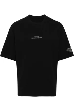 CROQUIS T-shirt en coton à logo imprimé