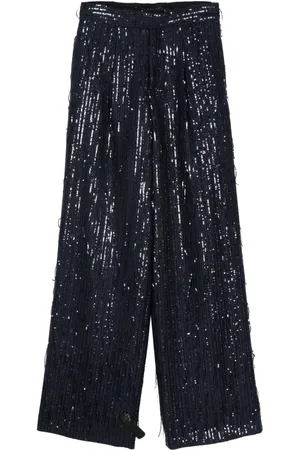 FEDERICA TOSI Pantalon brodé de sequins
