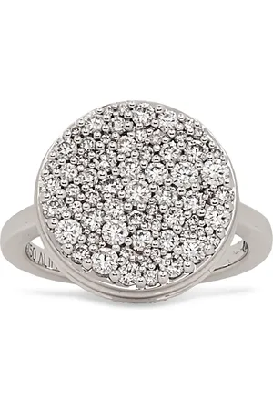 ALINKA Bague Black Caviar en or blanc 18ct ornée de diamants