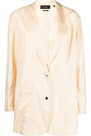 Isabel Marant Blazer métallisé à effet froissé
