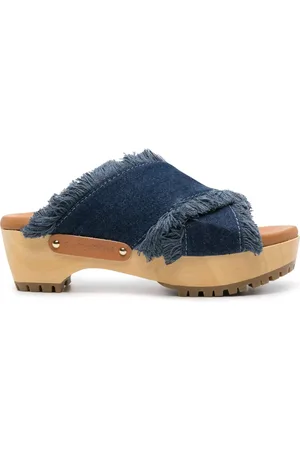 See by Chloé Sandales en jean à bords francs 60 mm