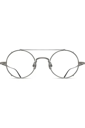 MATSUDA Lunettes de soleil rondes à double pont