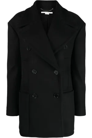 Stella McCartney Manteau en laine à boutonnière croisée