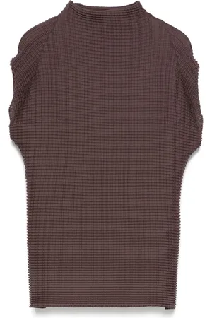 Issey Miyake Blouse Wooly Pleats