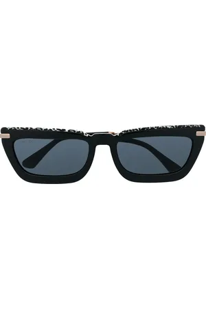 Jimmy Choo Lunettes de soleil à monture rectangulaire
