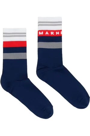 Marni Chaussettes à logo brodé