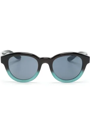 Giorgio Armani Lunettes de soleil rondes à effet dégradé