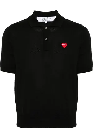 Comme des Garçons Polo à patch cœur