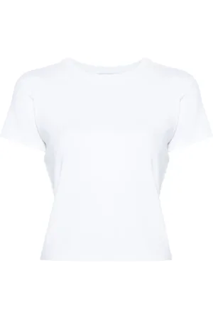 The Mannei T-shirt en maille fine à design nervuré