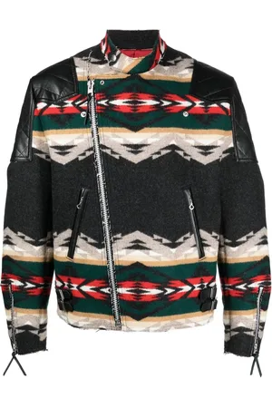 JUNYA WATANABE Veste zippée à motif géométrique