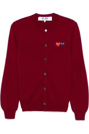Comme des Garçons Cardigan à patch cœur