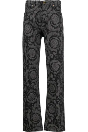 VERSACE Jean à motif Barocco Silhouette