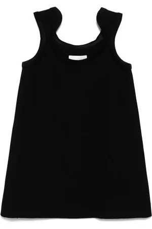 Low Classic Robe courte en laine à design nervuré