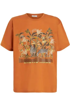 Etro T-shirt en coton à imprimé graphique