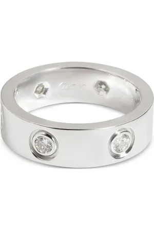 Cartier Bague en or blanc 18ct pavée de diamants