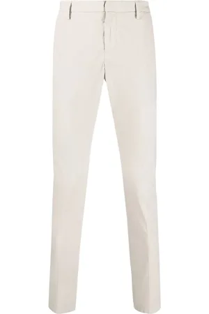 Dondup Pantalon en coton à plis marqués
