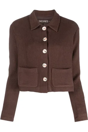 SIEDRES Cardigan crop Yuna en maille