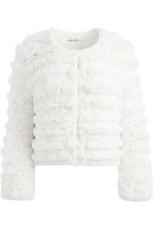 ALICE+OLIVIA Veste Fawn en fourrure artificielle