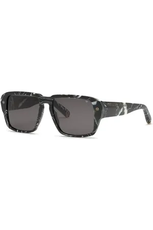 Philipp Plein Lunettes de soleil à effet marbré