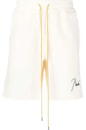 Rhude Short de sport à logo brodé