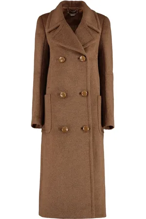 Stella McCartney Manteau en laine à boutonnière croisée