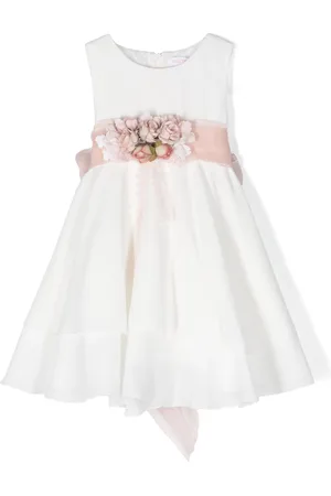 Mimilù Robe à fleurs appliquées