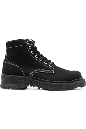 Maison Mihara Yasuhiro Bottines en toile à zip latéral