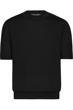 Dolce & Gabbana Pull en soie à logo brodé