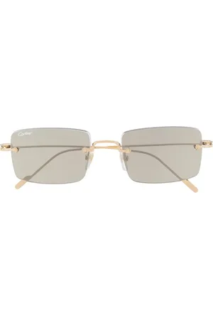 Cartier Lunettes de soleil à rectangulaires C de Cartier Precious
