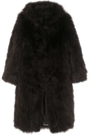 LISKA Manteau texturé à boutons pression