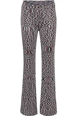 Missoni Pantalon évasé à taille haute