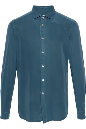 Boglioli Chemise à col italien