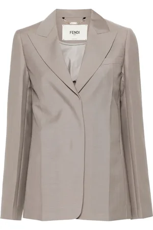 Fendi Blazer à simple boutonnage