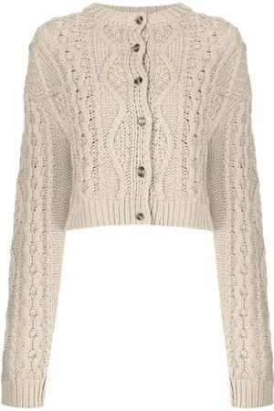 Rokh Ensemble haut-cardigan en maille torsadée