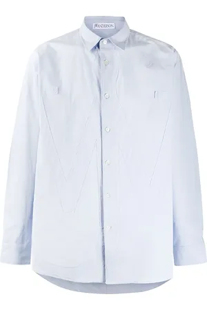 J.W.Anderson Chemise à appliqué ancre marine