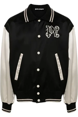 Palm Angels Veste teddy à logo gothique