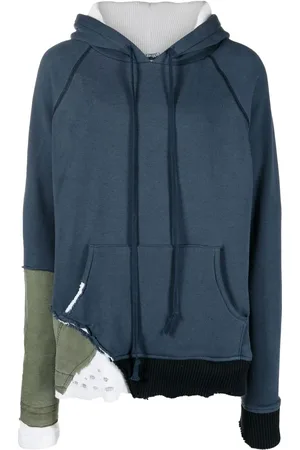 GREG LAUREN Hoodie à design patchwork