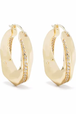 TOM WOOD Anneaux Infinity Rock-Crystal en argent sterling
