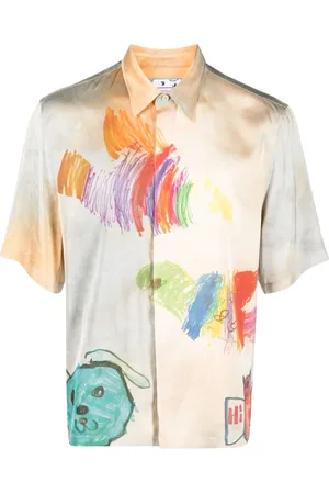 OFF-WHITE Chemise à imprimé graphique