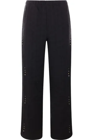 Andersson Bell Pantalon en coton mélangé à coupe droite