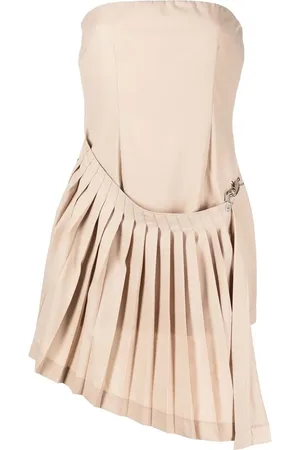 Rokh Robe bustier à design plissé