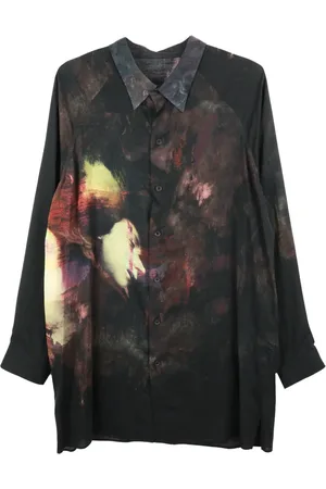 YOHJI YAMAMOTO Chemise à imprimé abstrait