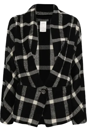 Issey Miyake Veste à carreaux