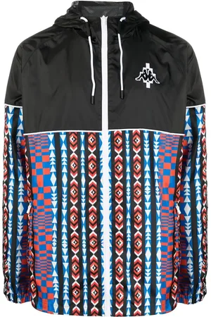MARCELO BURLON X Kappa veste zippée à imprimé géométrique